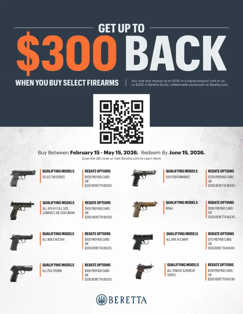 Beretta Rebate Q1 2026