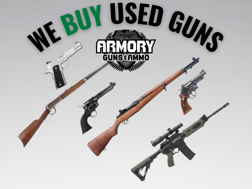 WE BUY USED FIREARMS