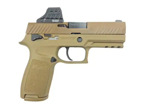 sig p320 m18 with holosun scs320 right side