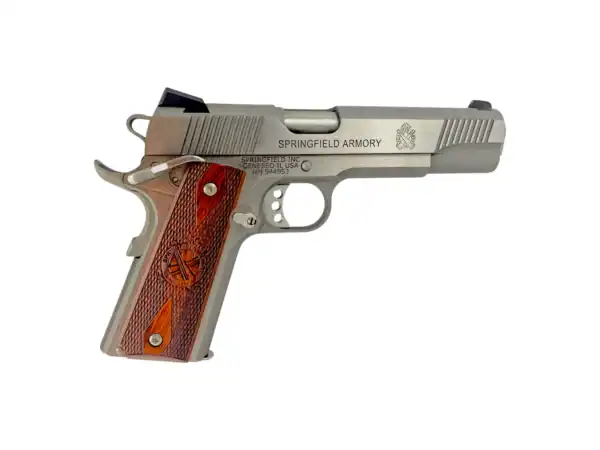 used springfield stainless loaded .45 right side